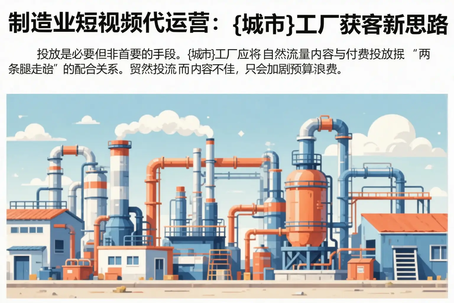 制造业短视频代运营：景泰工厂获客新思路